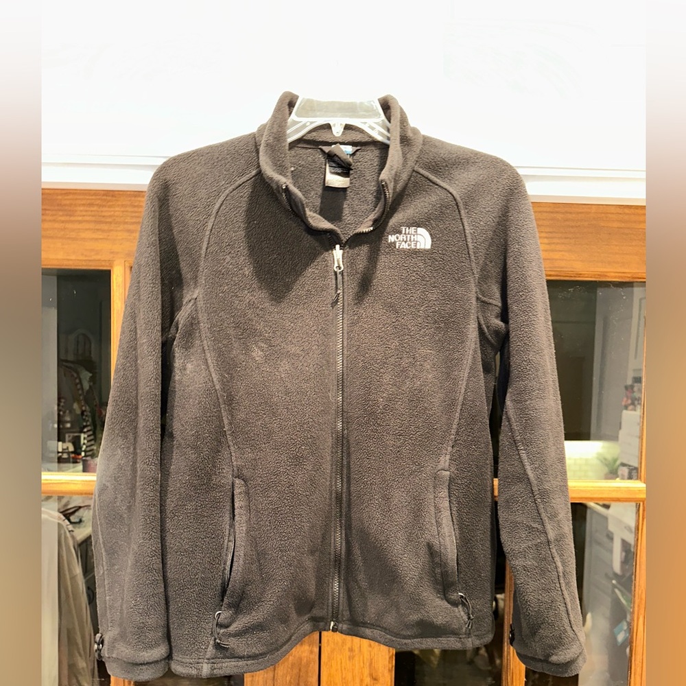 The North Face Size Large Women's Black Fleece Zip Up Jacket